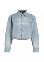 Ksubi Alabama Paragon Cropped Denim Shirt