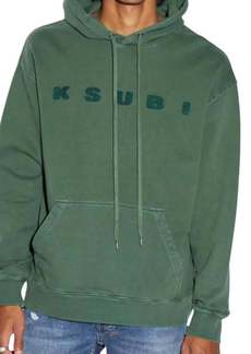 Ksubi Blocked Biggie Hoodie In Emerald