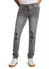 Ksubi Chitch Distressed Stretch Slim-fit Jeans