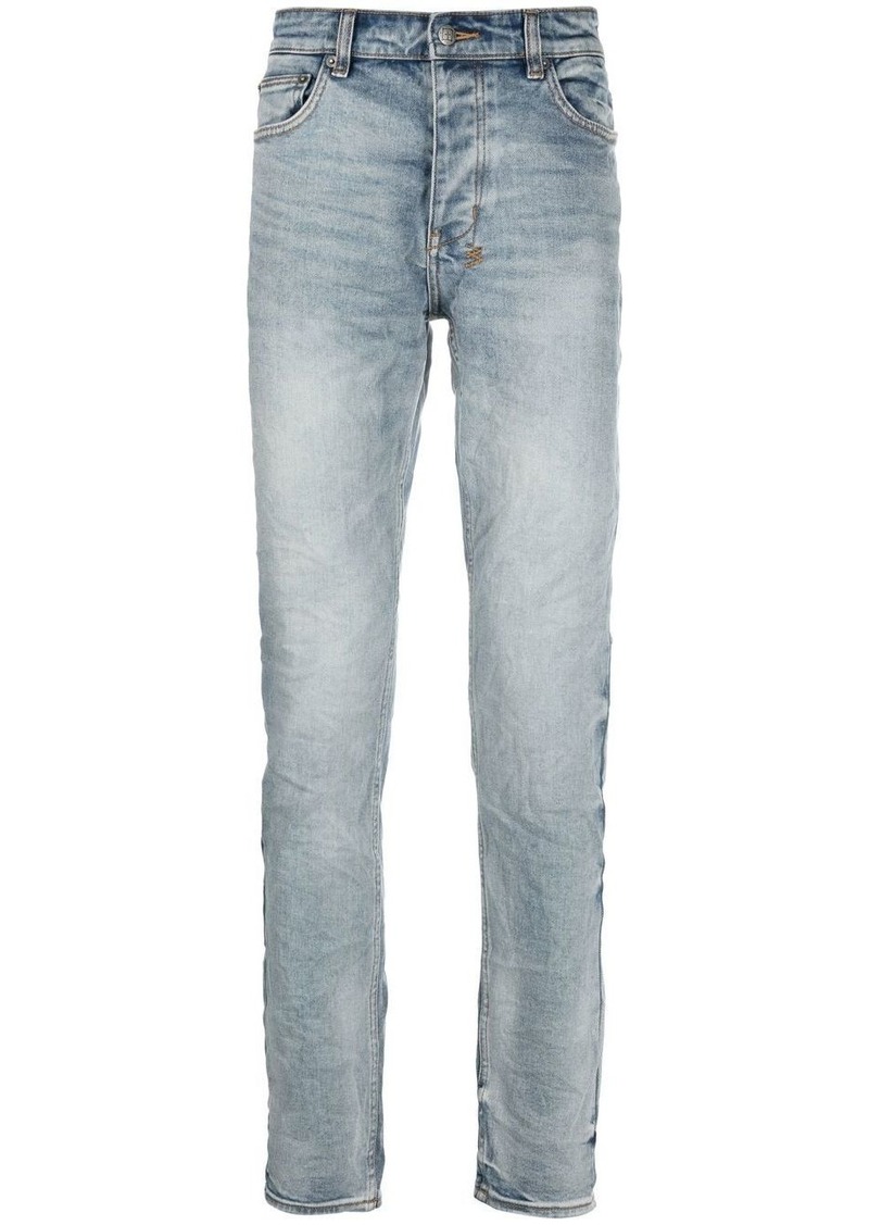 Ksubi crinkled slim-cut jeans