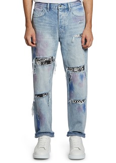 Ksubi Anti K Street Color Kolor Straight Leg Jeans in Denim at Nordstrom Rack