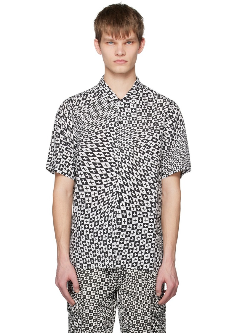 Ksubi Black & White Check Out Resort Shirt