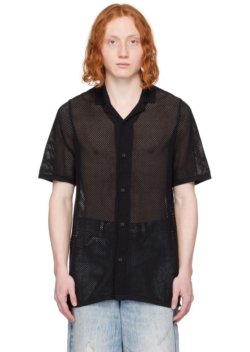 Ksubi Black Net Worth Resort Shirt