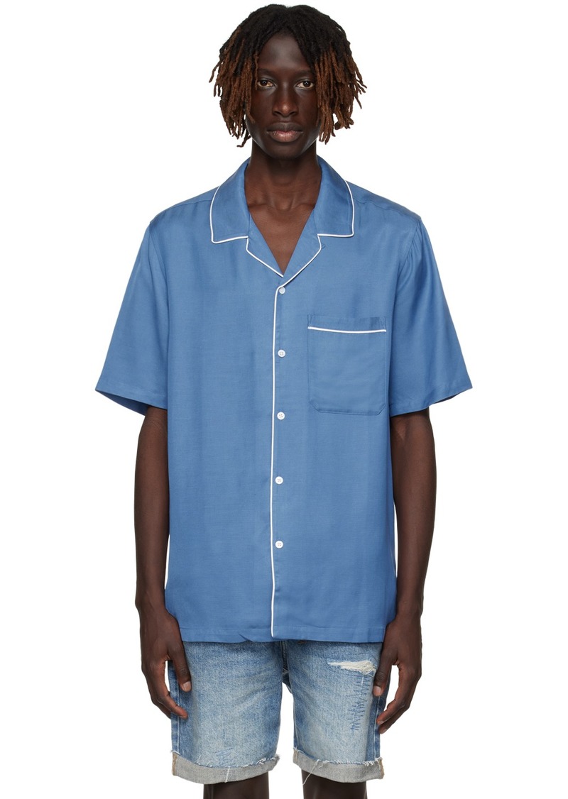 Ksubi Blue Downtown Shirt