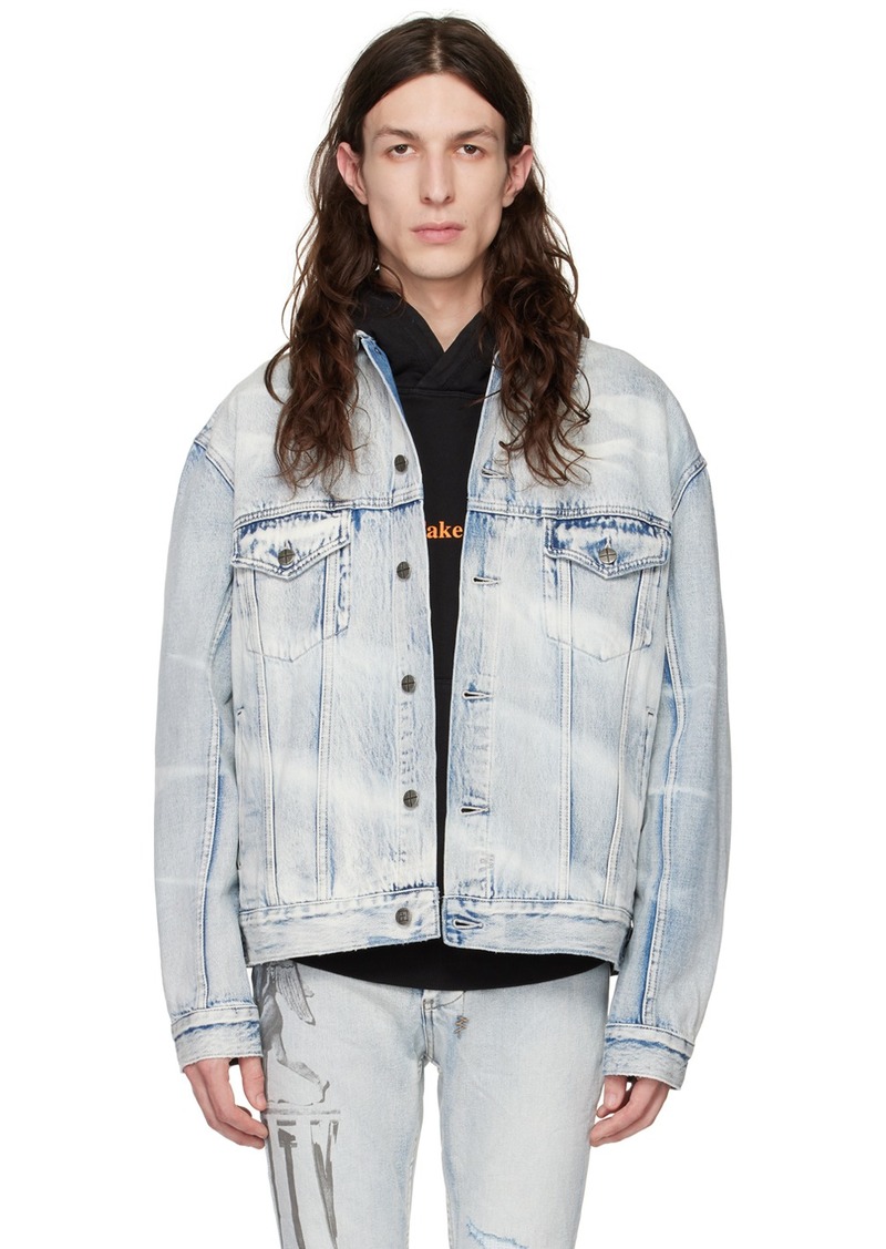 Ksubi Blue Oh G Elektrik Denim Jacket