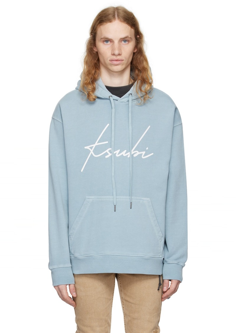 Ksubi Blue Skript Biggie Hoodie