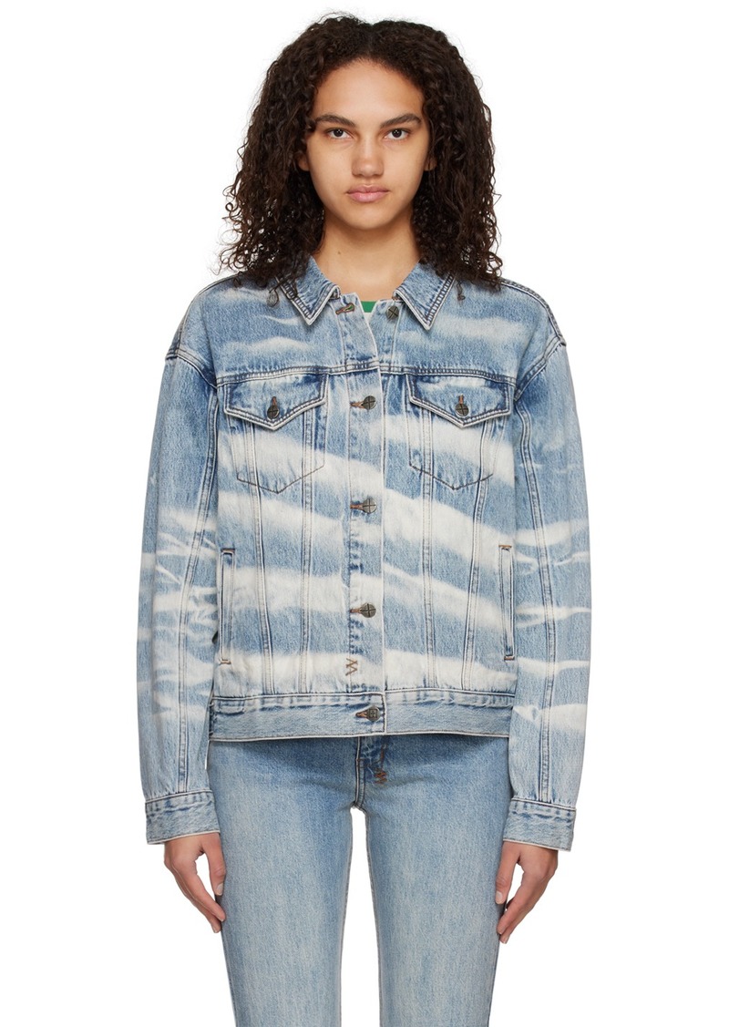 Ksubi Blue Strokes Denim Jacket