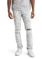 Ksubi Chitch Kollage Icey Ripped Skinny Jeans