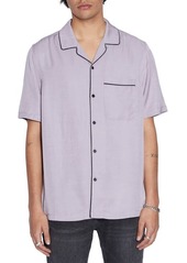 Ksubi Downtown Resort Button-Up Camp Shirt in Purple at Nordstrom