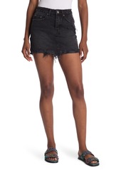 Ksubi Mini Moss Super Freak Denim Skirt in Black at Nordstrom Rack