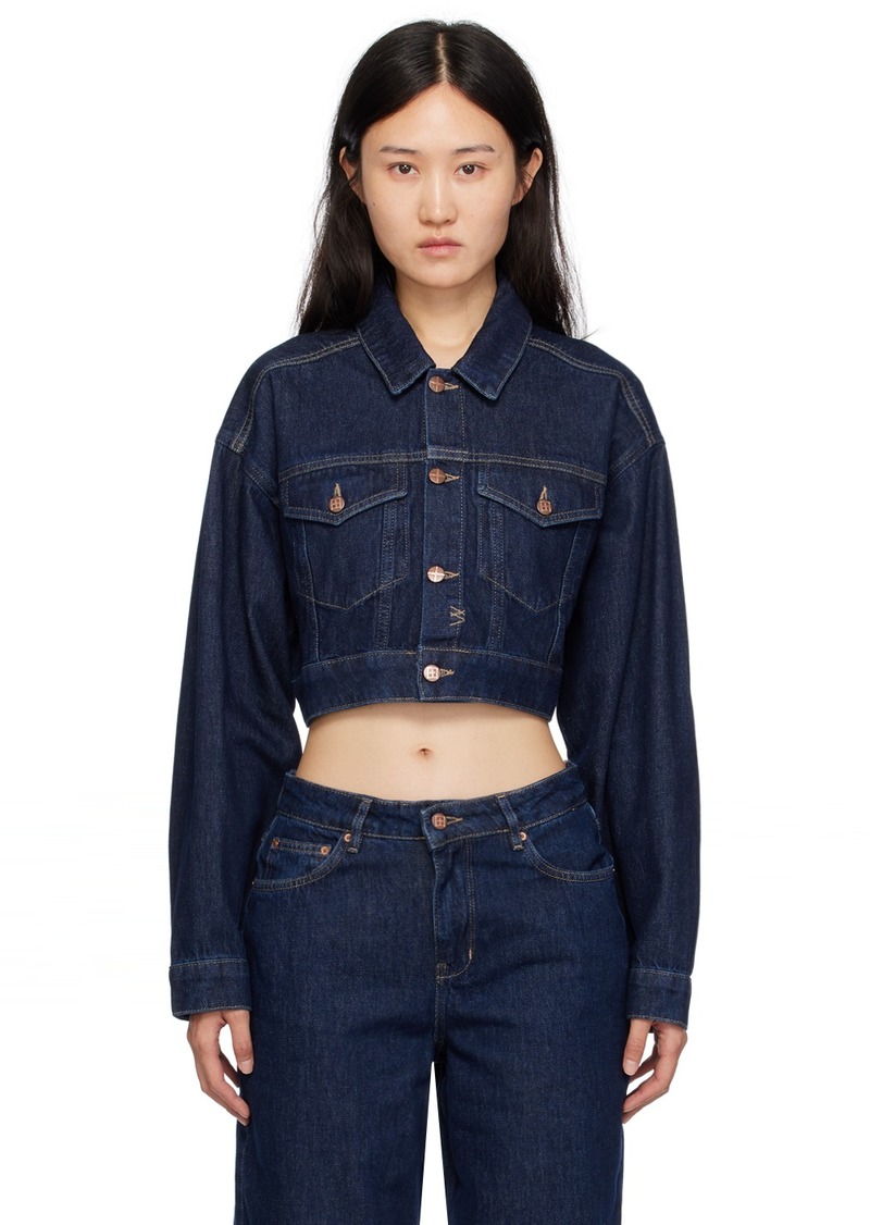 Ksubi Navy Kommand Denim Jacket