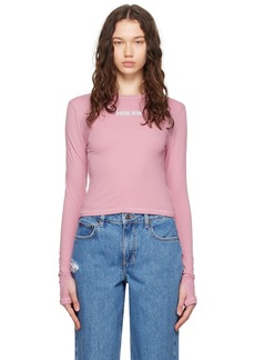 Ksubi Pink Stacked Long Sleeve T-Shirt
