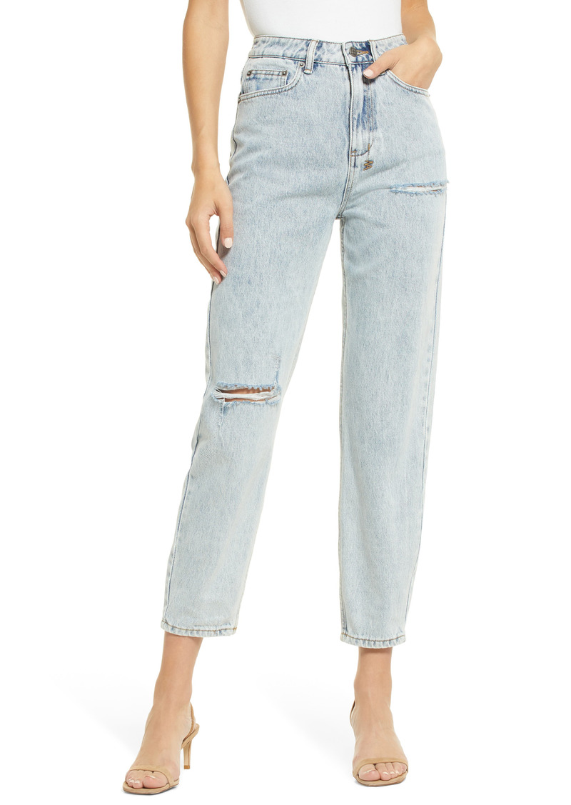 Ksubi Pointed Muse Ripped Straight Leg Jeans in Denim at Nordstrom Rack