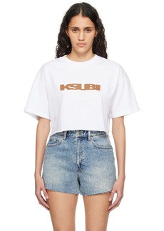 Ksubi White Sott Tan Oh G Crop T-Shirt
