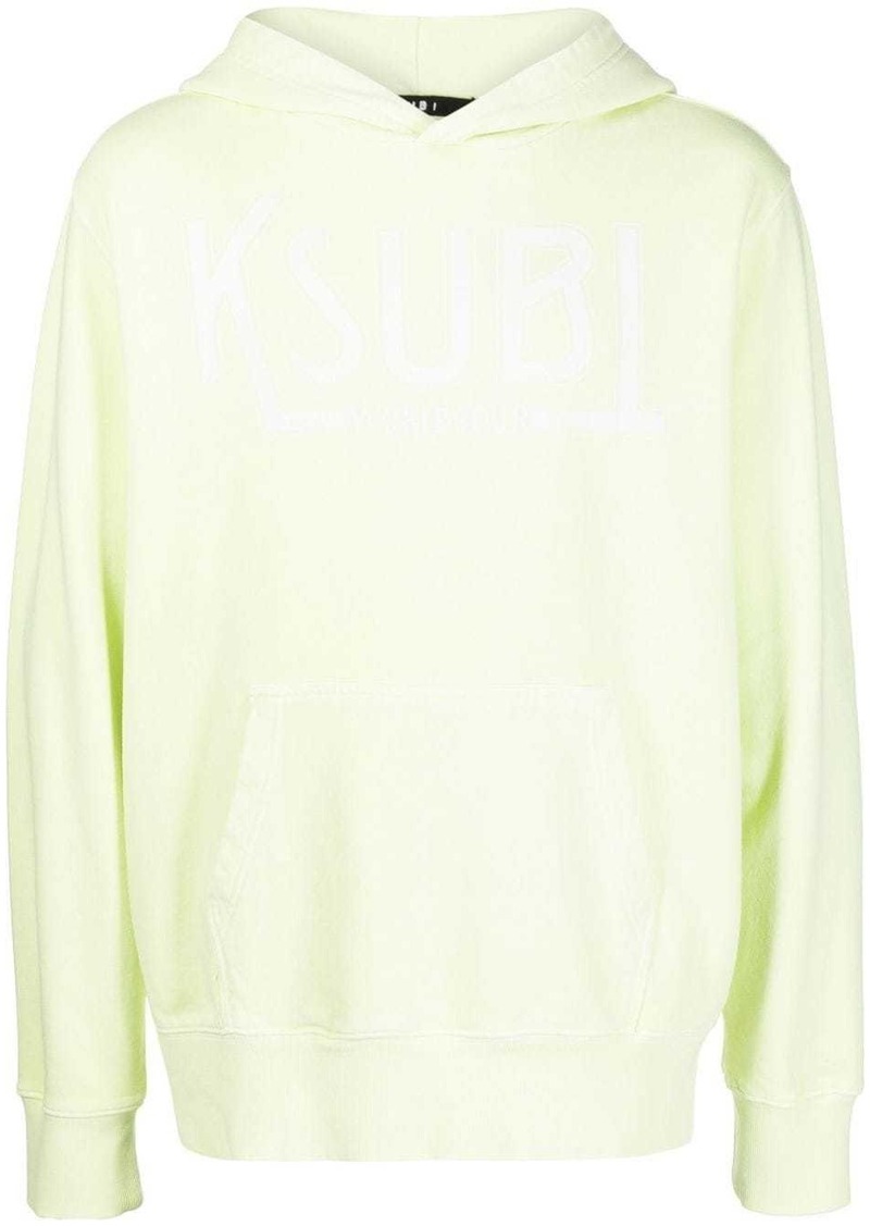 Ksubi logo-print cotton hoodie