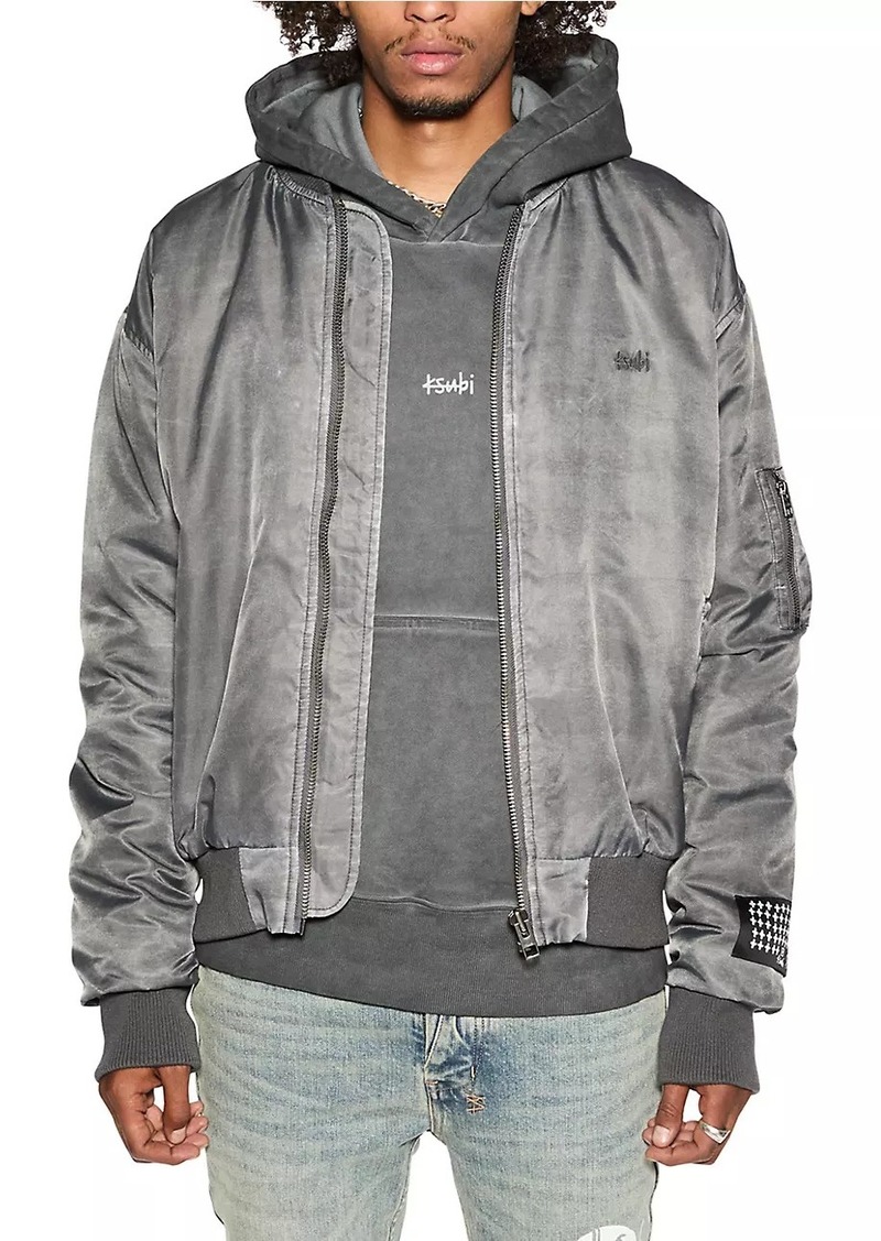 Ksubi Mad Mad World Royalty Overdye Bomber Jacket