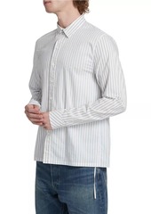 Ksubi Mad Mad World Skript Pinstripe Shirt