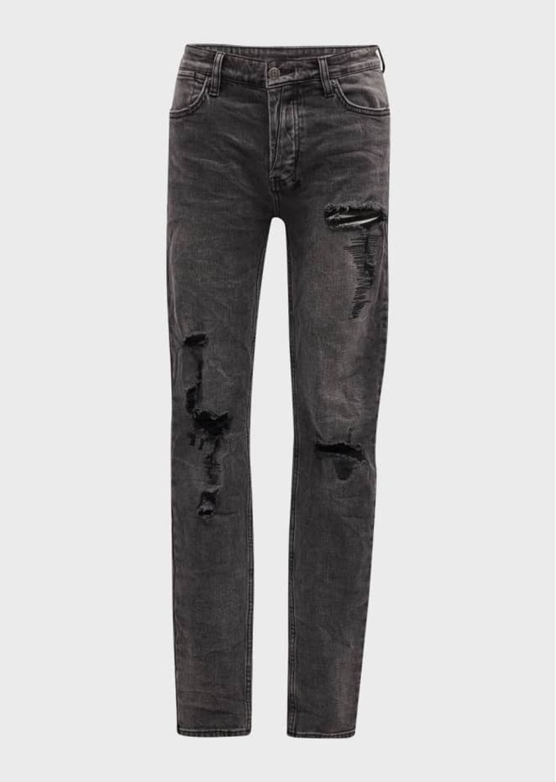 Ksubi Men's Van Winkle Angst Trashed Skinny Jeans