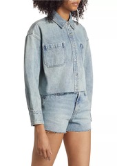 Ksubi Paradise Lost Denim Cutaway Shirt