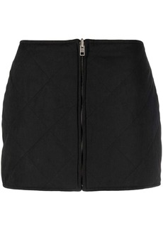 Ksubi reversible zip-up miniskirt