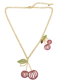 Kurt Geiger London Crystal Cherry Pendant Necklace in Pink at Nordstrom Rack