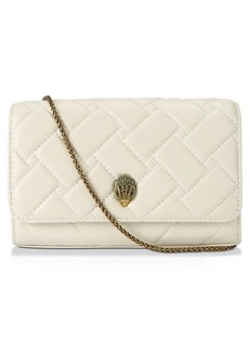 Kurt Geiger London Extra Mini Kensington Quilted Leather Wallet on a Chain
