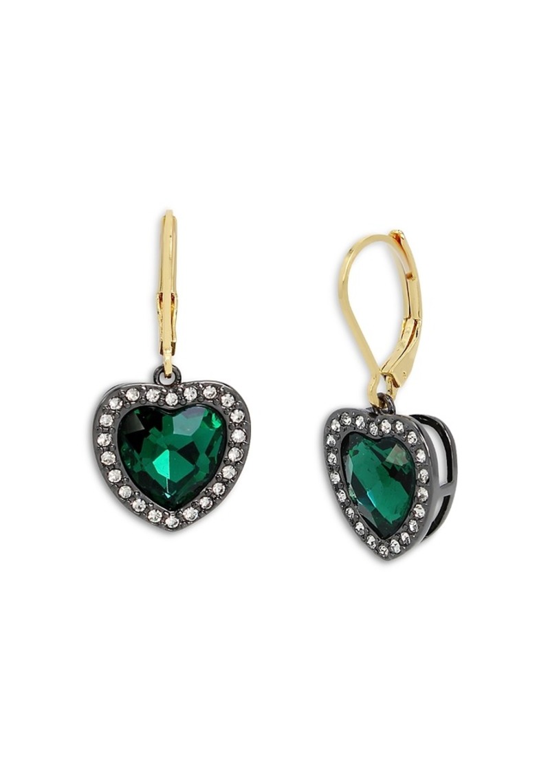 Kurt Geiger London Halo Heart Drop Earrings