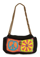 Kurt Geiger London Kensington Crochet Shoulder Bag in Open Miscellaneous at Nordstrom