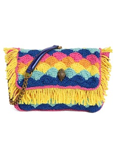 Kurt Geiger London Kensington Small Crochet Crossbody Bag in Pink Multi at Nordstrom Rack