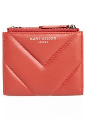 Kurt Geiger London Leather Mini Wallet in Red at Nordstrom