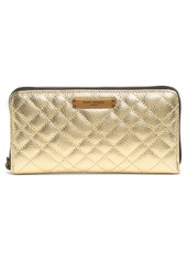 Kurt Geiger London Leather Zip Wallet in Gold at Nordstrom Rack