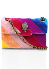 kurt geiger velvet rainbow bag