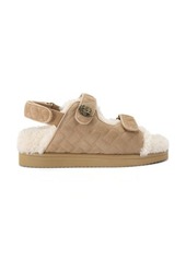 Kurt Geiger London Orson Genuine Shearling Slingback Sandal