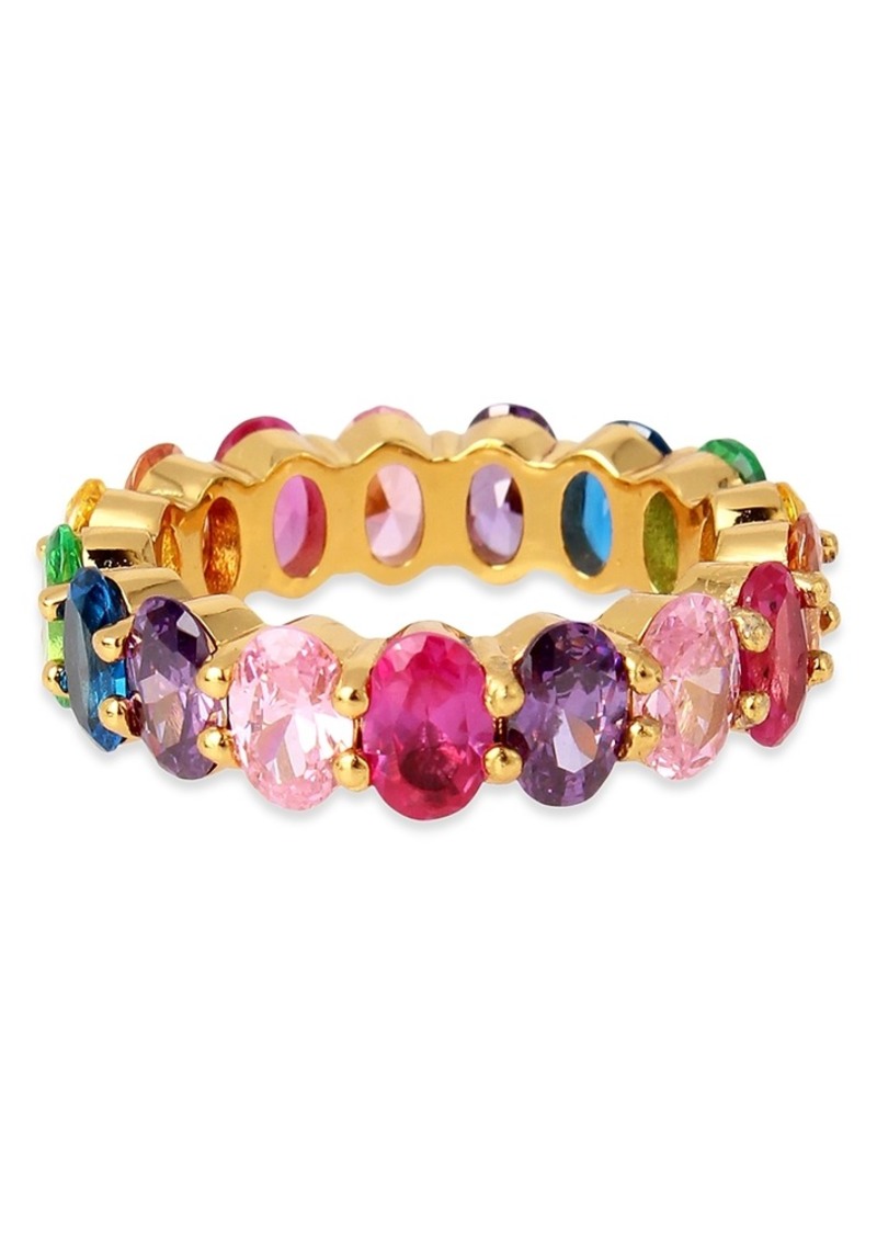 Kurt Geiger London Rainbow Crystal Band Ring