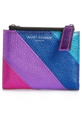 Kurt Geiger London Rainbow Shop Stripe Leather Wallet in Open Miscellaneous at Nordstrom