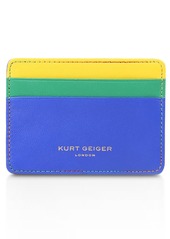 Kurt Geiger London Rainbow Shop 690 Tricolor Card Holder in Blue/Other at Nordstrom