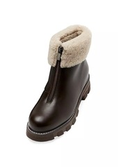 La Canadienne Abba 38MM Leather & Shearling Lug-Sole Boots