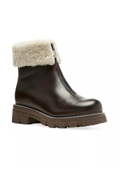 La Canadienne Abba 38MM Leather & Shearling Lug-Sole Boots