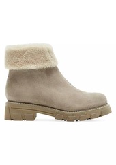 La Canadienne Abba 38MM Suede & Shearling Lug-Sole Boots