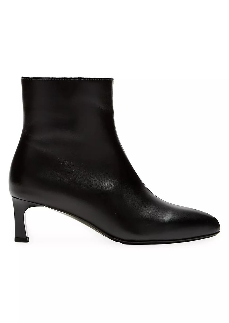 La Canadienne Amely 50MM Leather Kitten-Heel Booties