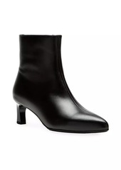 La Canadienne Amely 50MM Leather Kitten-Heel Booties