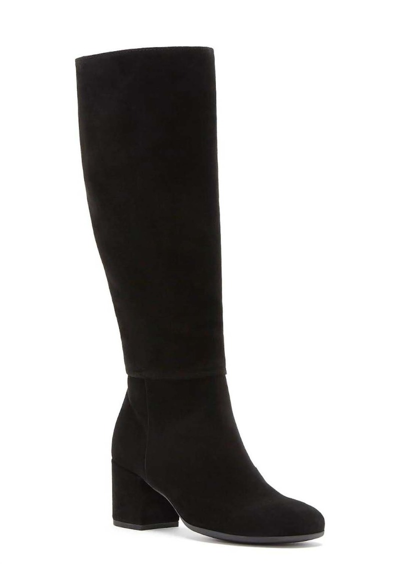 La Canadienne Jamie Suede Boots In Black