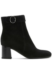 La Canadienne Women's Hally Strapped Dress Booties - Black Suede