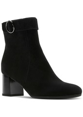 La Canadienne Women's Hally Strapped Dress Booties - Black Suede