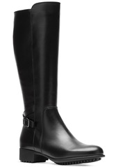 La Canadienne Heritage Women's Hogan Buckled Riding Boots, Created for Macy's - Black Leather