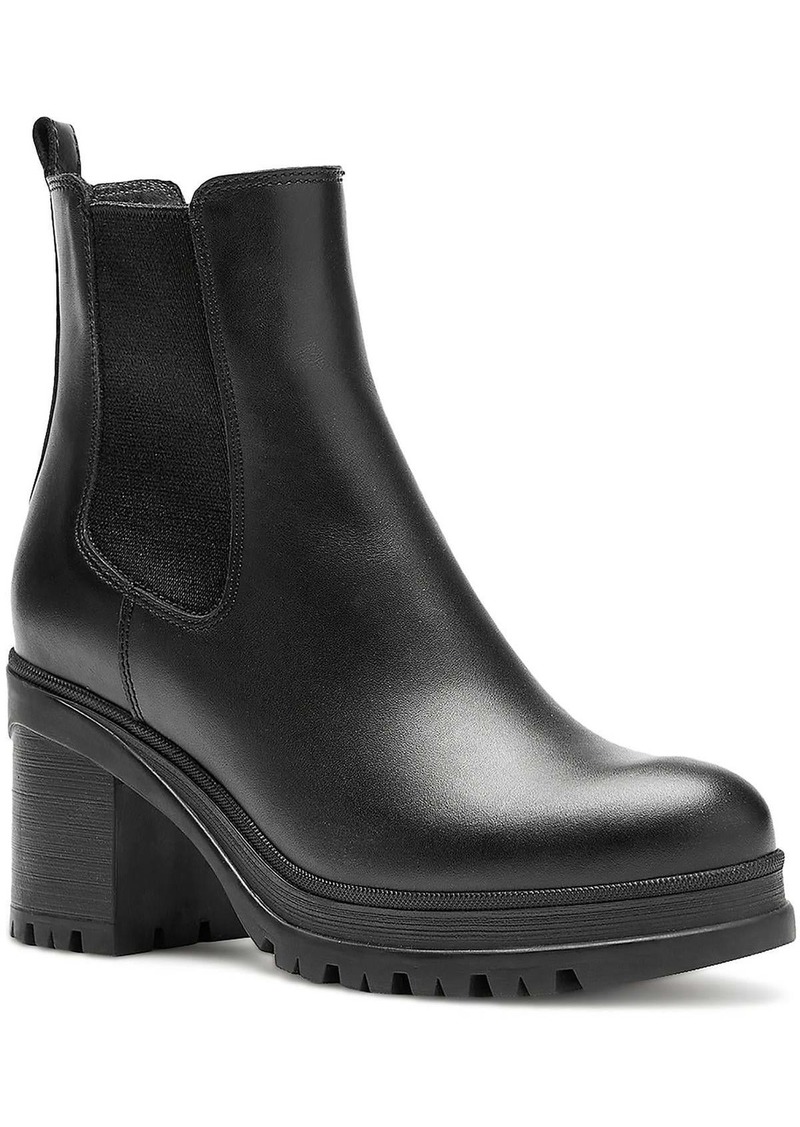 La Canadienne Paxton Womens Leather Lugged Sole Chelsea Boots