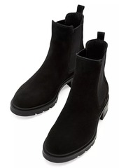 La Canadienne Sorento Waterproof Suede Chelsea Booties