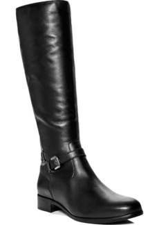 La Canadienne Sunday Womens Leather Stacked Heel Knee-High Boots