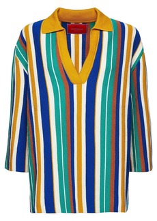La Doublej Bay Polo stripe-pattern jumper