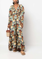 La Doublej Biennale graphic-print maxi dress